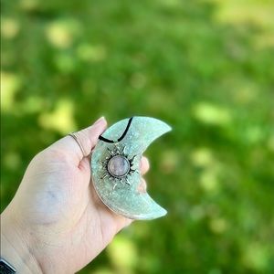 Rose Quartz Sun necklace